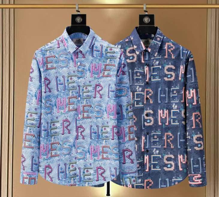 Picture of Hermes Shirt Long _SKUHermesM-3XL26nr7026509